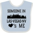 thumbnail image 3 of Inktastic Las Vegas Nevada Someone Loves Me Skyline Boys or Girls Baby Bib, 3 of 4