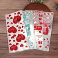 thumbnail image 4 of YIEMEEN Valentine's Day Clear Cone Treat Bags Cellophane Treat Bags Plastic Bags Favor, 4 of 5