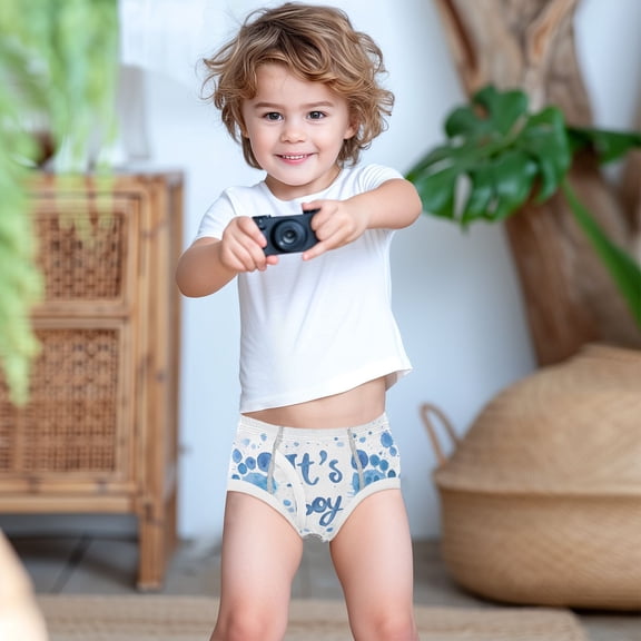 Ckdifva It's A Boy Boys Underwear Briefs Cotton Panties Active Stretch Briefs One Pack