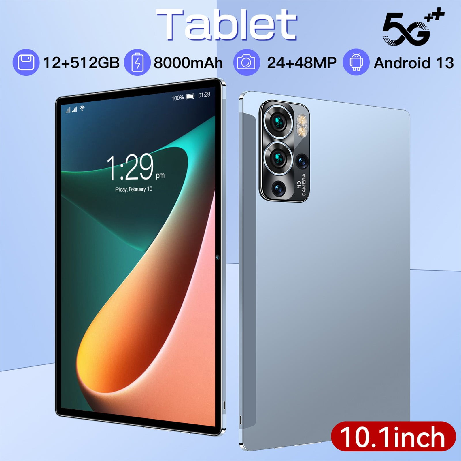 Android Tablet 10.1インチ 8GB RAM 128GB ROM Amazon.co.jp: 10.1インチ タブレット, Android 12 タブレット