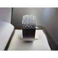 thumbnail image 3 of Men's 3 Ct Round Cut Lab Created Diamond Cluster Engagement Pinky Ring 925 Sterling Silver 14K White Gold Plated, 3 of 5