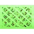 thumbnail image 1 of Ahgly Company Indoor Rectangle Solid Green Modern Area Rugs, 5' x 8', 1 of 1