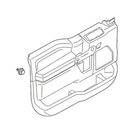 Genuine OE Ford Door Trim Panel - HC3Z-2823943-KA Fits select: 2017-2019 FORD F250, 2017 FORD F350
