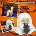 thumbnail image 2 of Halloween Mini Ghost Figurine Decor,Funny Resin Ghost Statue, Cute Decor for Halloween Decorations Bookshelf, Terrace, Bedroom,Porch and Tabletop,K, 2 of 8