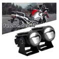 thumbnail image 3 of 2pc Faros Antiniebla Luz Spot Faros Motocicleta Doble Blanco, 3 of 8