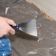 thumbnail image 1 of HOOWIFFY 4Pcs Professionals Drywall Spatula Blue Handle 9.4x4.7x0.6in, 1 of 8