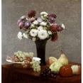 thumbnail image 2 of Still Life With Dahlias and Fruit Poster Print by Henri Fantin-Latour (24 x 24), 2 of 2