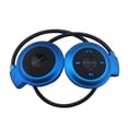 thumbnail image 1 of Bearachild Reproductor de MP3 Auriculares Bluetooth, auriculares deportivos inalámbricos Reproductor de MP3 con radio FM, auriculares estéreo Tarjeta TF Cables de audio/vídeo azul, 1 of 3