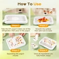 thumbnail image 6 of Rolled Ice Cream Maker Kit, 304 Stainless Steel Cold Plate with 2 Scrapers, No Electricity Required, Freezing Ice Cream Roll Maker Roller Machine for DIY Homemade Frozen Yogurt, Sorbet, 6 of 8