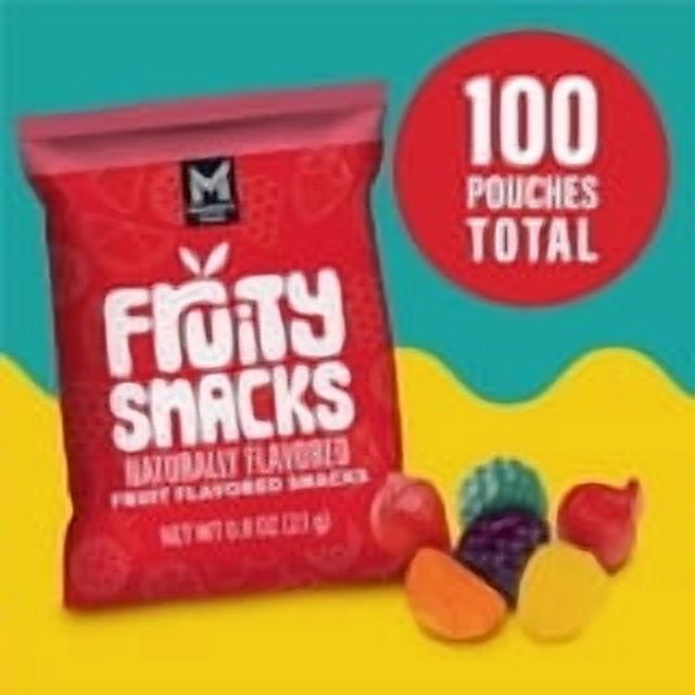 Fruity Snacks, 0.8 oz., 100 pk.