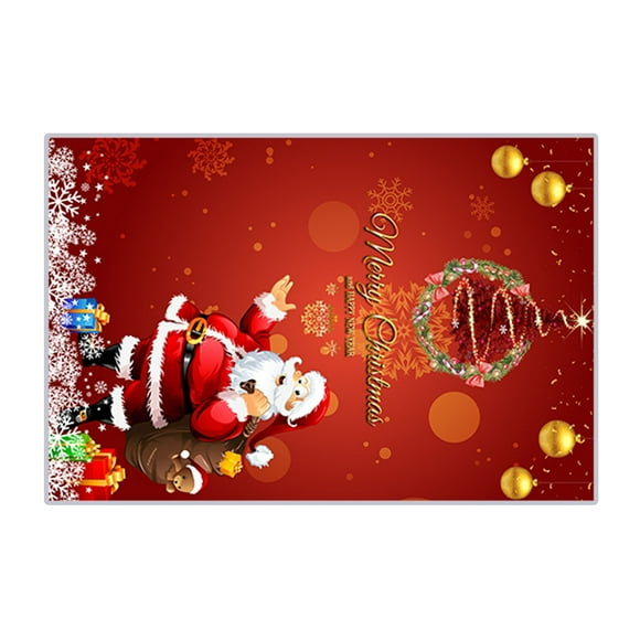 Dvkptbk Christmas Door Mat 16"x24" Welcome Mat Home Carpets Decor Carpet Living Room Carpet Doormats for Living Room/Bedroom/Bathroom/Kitchen, Christmas Decorations on Clearance