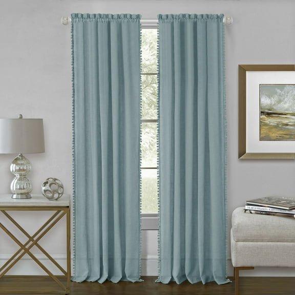 Wallace Rod Pocket Window Curtain Panel
