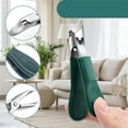thumbnail image 5 of Minivana Nail Clippers, Green Nail Care Tool Set, Black Angled Nail Clippers Set, Steel Sharp Angled Nail Cutter, with File and Pick, Clippers for Home, 5 of 6