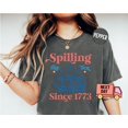 thumbnail image 4 of Spilling The Tea Since 1773, Spilling the Tea, T-Shirt,Usa Patriotic Tee,4th of July Party TShirt,Trendy Usa Celebration Shirt,Comfort Color, 4 of 6