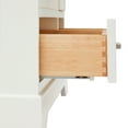 thumbnail image 6 of Ariel Stafford 61 Inch Single Oval Sink Vanity With Carrara White Marble Countertop W/0.75" Edge In White, 6 of 11