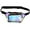Black, variant on OFFIGAM Holographic Waist Bag Fanny Pack Double Zipper Pockets Women Girls Birthday Gift