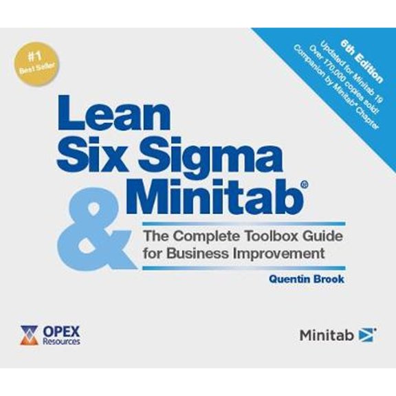 Pre-Owned Lean Six Sigma and Minitab (6th Edition): The Complete Toolbox Guide for Business Improvement, 9780995789920, 0995789924, Paperback, 6th Edition Revised edition