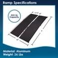 thumbnail image 4 of Silver Spring Aluminum Multi-Fold Wheelchair Ramp - 4' Long, 4 of 7