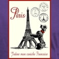 thumbnail image 3 of CafePress - Paris Poodle T Shirt - Men's Classic Graphic Cotton T-Shirt, 3 of 4