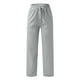 thumbnail image 4 of Pantalones de chándal holgados y rectos con cintura alta para mujer - Pantalones anchos casuales de otoño 2025 - Con cinturón extraíble - Tallas S-XXL - Poliéster suave, 4 of 5