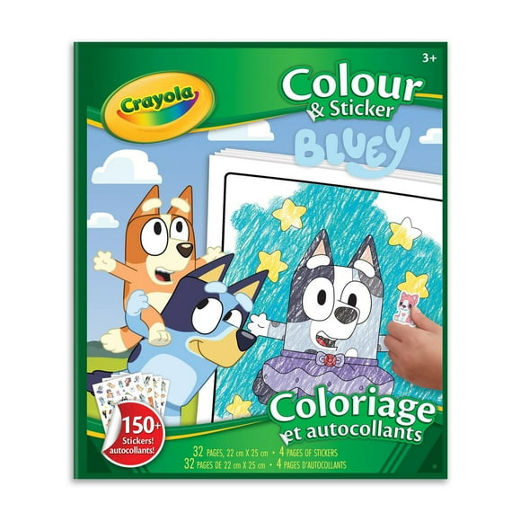Coloriage et autocollants Bluey