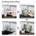 thumbnail image 5 of Yayeee Faucet Mat for Kitchen Sink 30" Diatomite Long Splash Guard Pad, Window Scene, 5 of 7