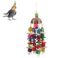 thumbnail image 4 of Parrots Cage Bite Toy, Bird Biting Toy Sepak Takraw Corn Leaf  For Parrots To Climb And Explore For Attract Pets' Attention, 4 of 8