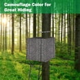 thumbnail image 5 of Hunting Tree Stand Blind Cover, Universal Camo Tree Stand Elevated Deer Blind Kit For 2 Man Stand Tree Stand Blind Enclosure Tower With A Zippered Closure Hunting Tree Stand Accessories, 5 of 7