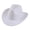 A01 White, variant on Xmyrz Unisex Western Cowboy Fedora Hat Retro Flat Brim Felt Performance Wide Brim Jazz Cap Outdoor Summer Coffee