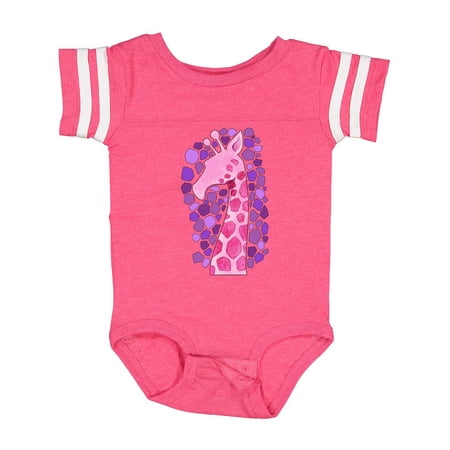 

Inktastic Giraffe in pink- silhouette Boys or Girls Baby Bodysuit