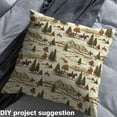 thumbnail image 6 of jejeloiu Western Cowboy Fabric by the Yard 1 Yard,Natural Botanical Pine Home Decor Fabric by the Yard,Rustic Farmhouse Cabin Sewing Fabric For Boys Kids,Ultra Soft Home Decor, 6 of 6