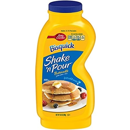 Bisquick Shake N Pour Buttermilk Pancake Mix 10.6Oz (4 Pack) By Betty Crocker