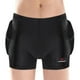 thumbnail image 3 of Pantalones cortos acolchados de protección para patinaje sobre hielo para adolescentes, como se describe S negro, 3 of 9