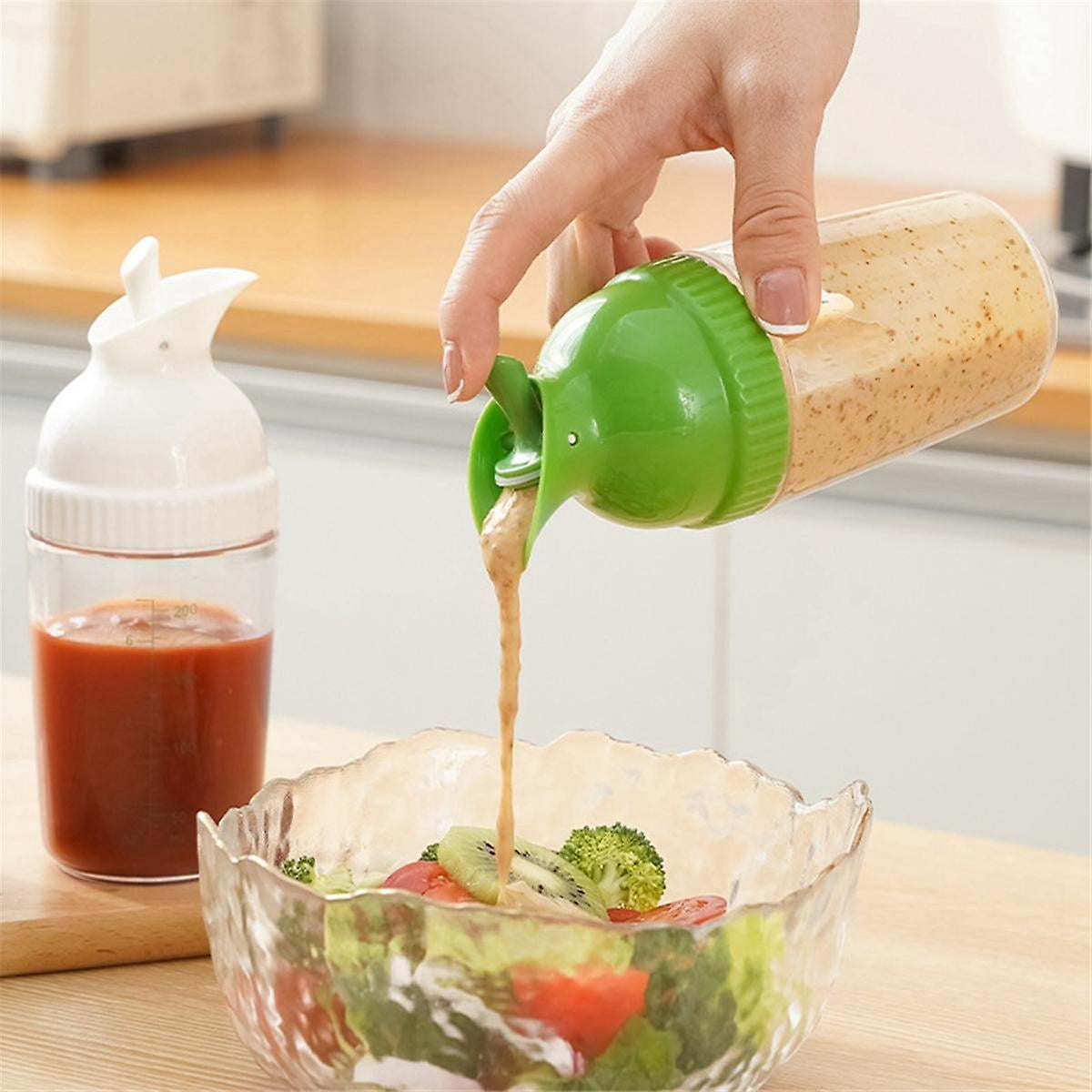 Shaker à Vinaigrette, Good Grips Petit Shaker à Vinaigrette Sans BPA Pour Eviter Les Fuites Pot A Vinaigrette Avec Couvercle Melangeur A Vinaigrette Bouteilles Shaker Pour Cuisine Vert 86194074