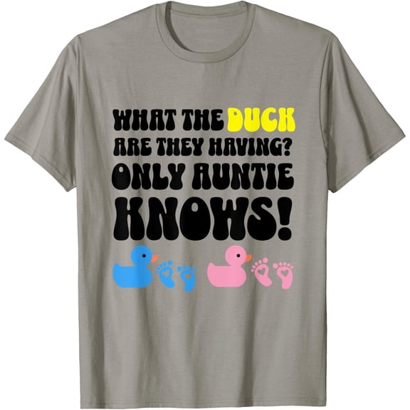 Simple Fit Duck Gender Reveal Baby Shower Theme What The Duck Is It T-Shirt