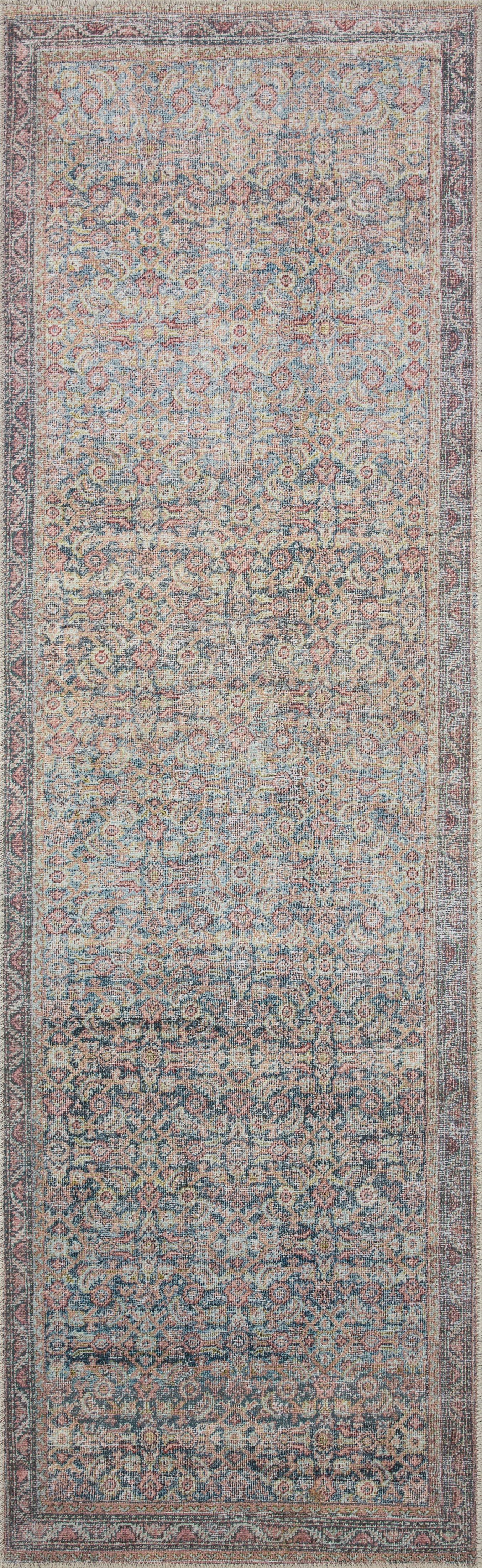 Loloi II Adrian Denim / Multi 2'-3" X 3'-9" Accent Rug