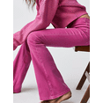 thumbnail image 2 of KelaJuan Women Fashion Flare Jeans Solid Color Stretch Denim Pants Spring Autumn Casual Slim Bell Bottoms Trousers, 2 of 6
