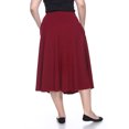 thumbnail image 3 of White Mark Jupe Midi Évasée Tasmin pour Femmes, 3 of 4