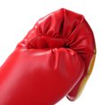 thumbnail image 4 of Guantes De Boxeo 2 uds Guantes de Kick Boxing PU Muay Thai MMA Sanda Fight Training Guante (Rojo) Tmvgtek Para Estrenar, 4 of 7