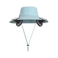 thumbnail image 2 of JZCHUNTOY Solar Fan Hat 1 Pack with 2 Detachable Fans, USB Rechargeable Long Battery Life Outdoor Sun Shade Cap, UV Protection Breathable Adjustable Cooling Hat for Hiking Camping Gardening, 2 of 6