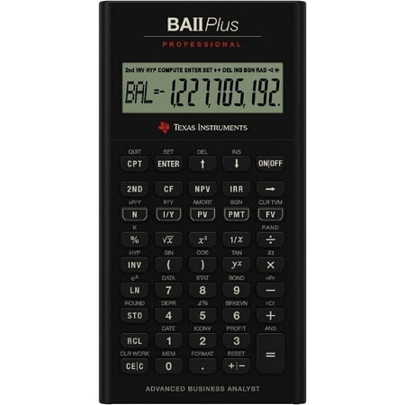 Texas Instruments BA II Plus Professional Advanced Financial Calculator