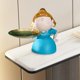 thumbnail image 5 of Estatuil de Resina Nórdica para , Bandeja de Almacenamiento, Organizador, Estatuil Creativa, Artesanía, Hogar, Sa de , Oficina, Navidad Azul perfecl Estatua de la escultura de las chicas, 5 of 8