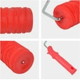 thumbnail image 4 of Hanroy 8" Rubber Texture Roller for Wall Painting & Decoration, Pattern Paint Roller Design for DIY Home Renovation, 4 of 6