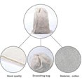 thumbnail image 3 of 20 Pieces Large Muslin Bags Cotton Drawstring Bags,tea Brew Bags (8 X 12 Inches), 3 of 5