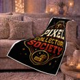 thumbnail image 6 of Pixel Collector Society Retro Gaming Crest, Dramatic Celestial Scene, Warm Flannel Blanket for Living Room and Bedroom, Celestial Art Lovers Housewarming Gift, Celestial Home Decor, 6 of 9