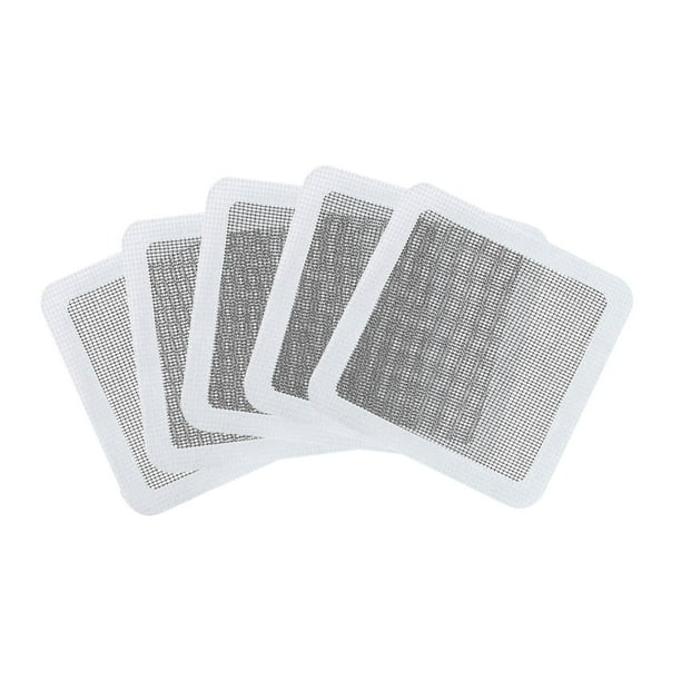 Fiudx Parche Autoadhesivo para Reparación de Mosquiteras, Fácil de Reparar, Fibra de Poliéster Duradera, Fijación Rápida para Mosquiteras de Puertas y Ventanas, Ideal para Tiendas de Campaña, Oficina