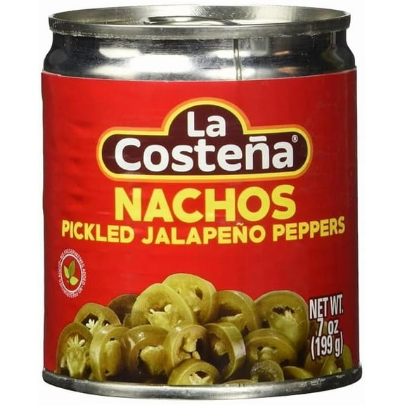 Pack of 12, La Costena Nacho Sliced Jalapeño Peppers, 7 oz