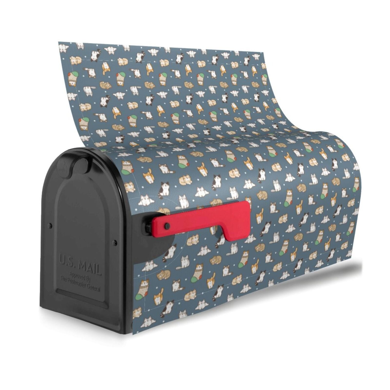 Kdxio Magnetic Mailbox Cover 25.5x21 in Mailbox Cover Outdoor Decoration Holiday Mailbox Covers for Home Garden Yard-25.5x21 in