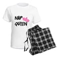 thumbnail image 4 of CafePress - Nap Queen Women's Light Pajamas - Women's Short Sleeve Print T-Shirt and Pants Light Cotton Pajama Set, 4 of 7