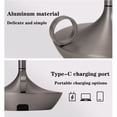 thumbnail image 3 of 11.6 Inch Rechargeable Cordless Aluminum Table Lamp, Portable Dimmable Warm White LED Candle Style Desk Lamp for Dinner Table Bedroom Living Room Home Decor, 3 of 6